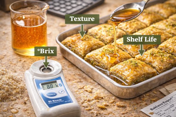 Syrup Science: Brix, Texture, and Shelf Life — Baklava Academy
